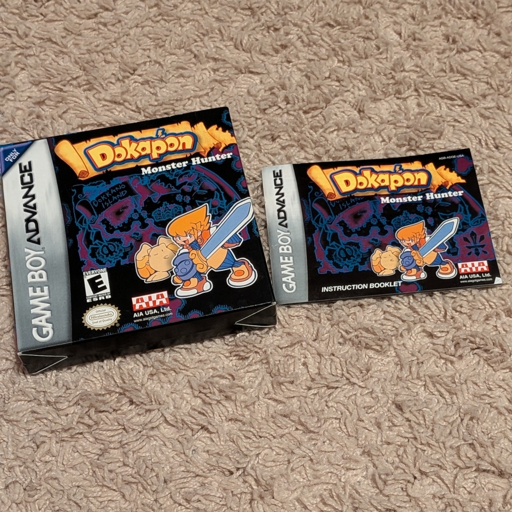 Dokapon monster Hunter GBA Box Only
